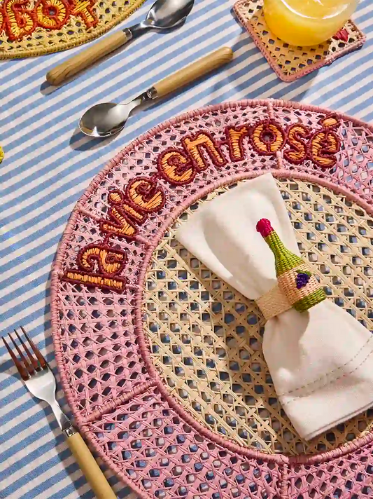 La Vie En Rosé Placemat