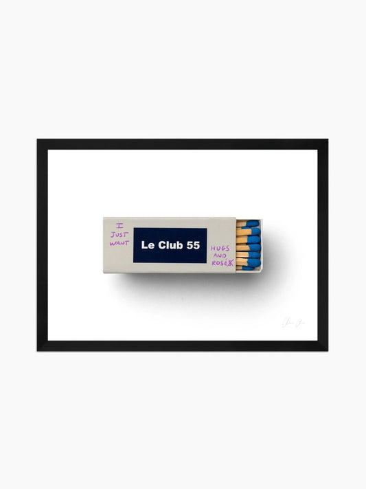Matchbox at Le Club 55 Art Print