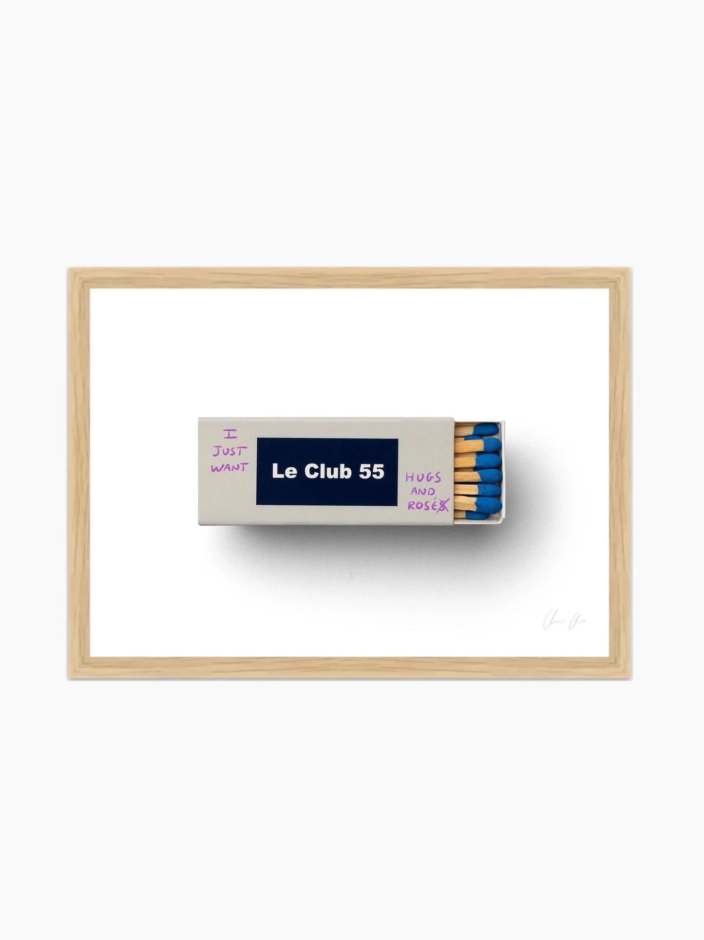 Matchbox at Le Club 55 Art Print