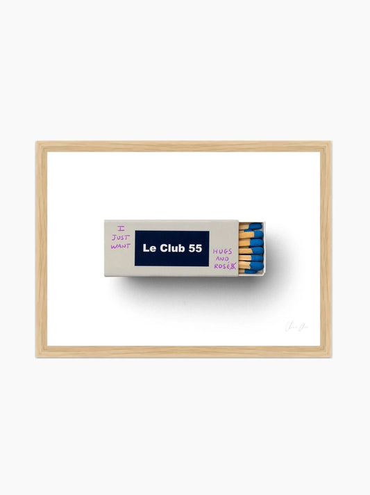 Matchbox at Le Club 55 Art Print