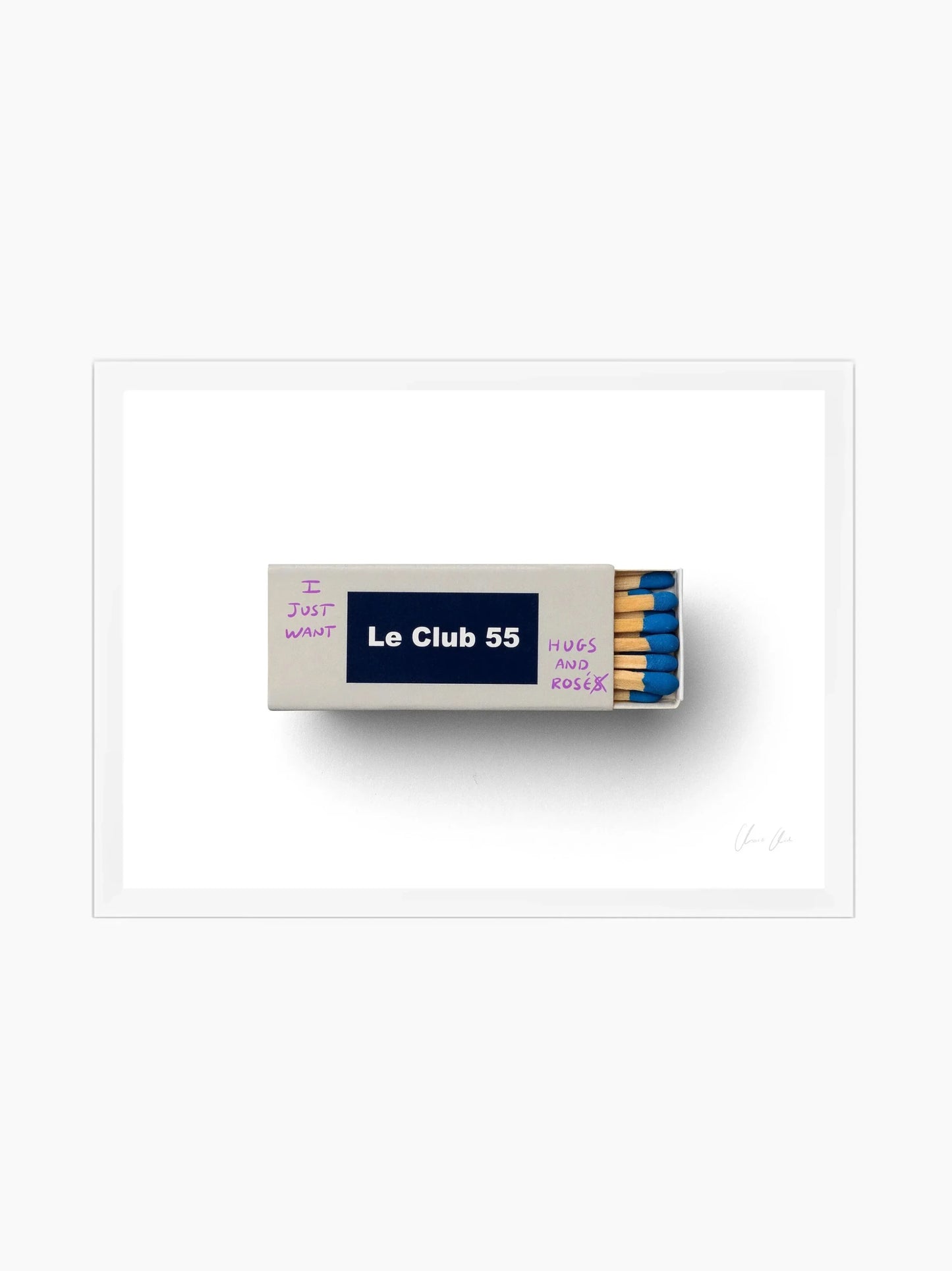 Matchbox at Le Club 55 Art Print