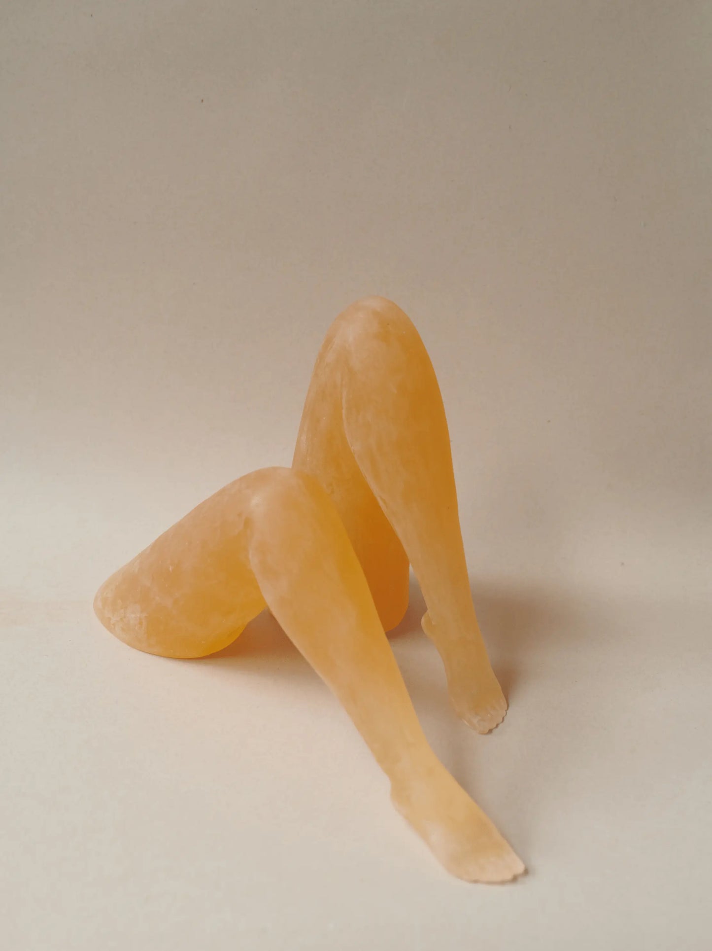 Amber Resin Legs Sculpture