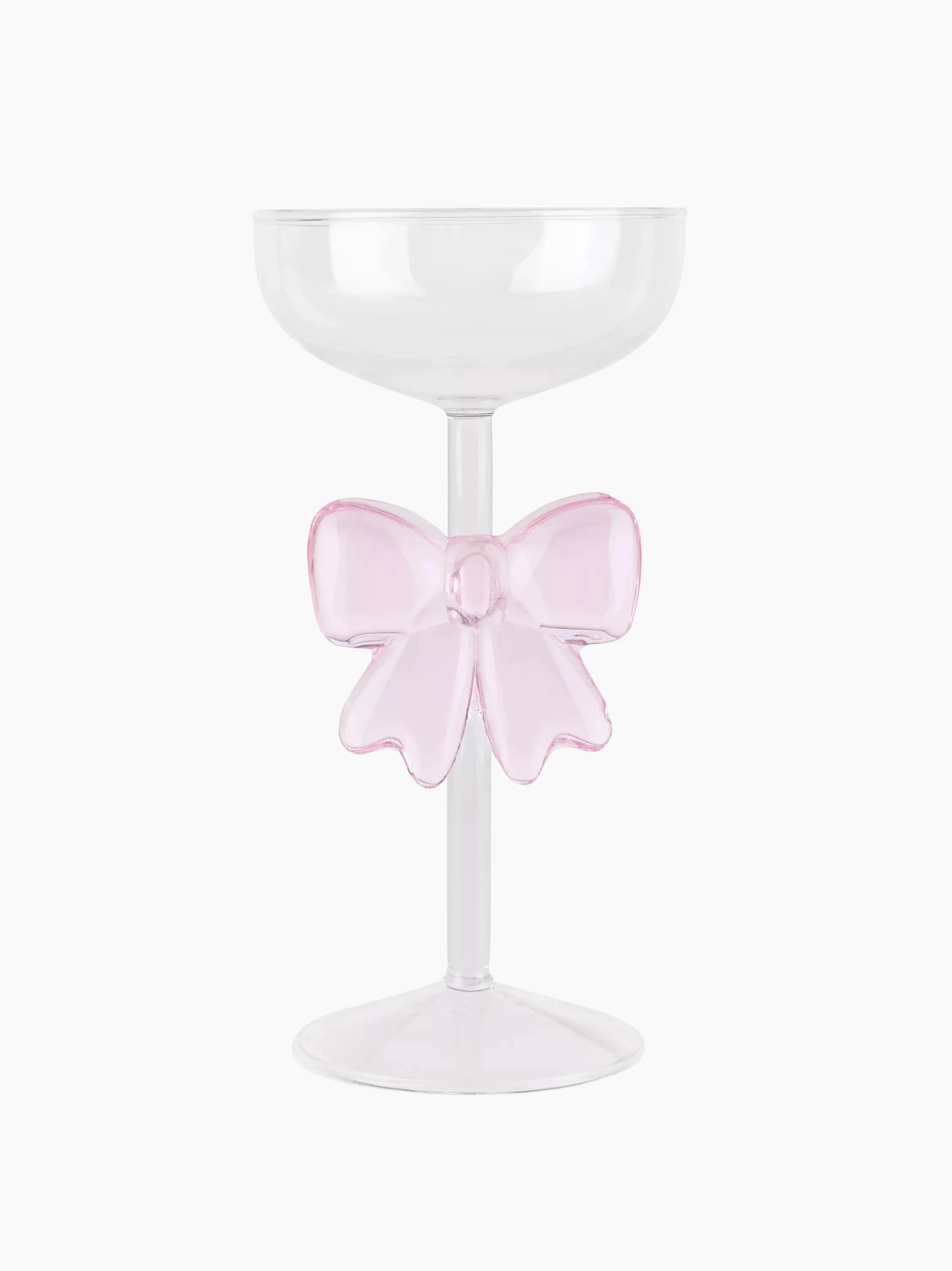 Pink Bow Cocktail Glass | The Go-To