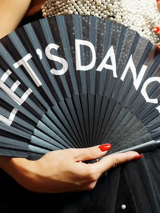 Let's Dance Hand Fan