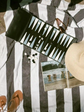 Black Travel Backgammon Bag