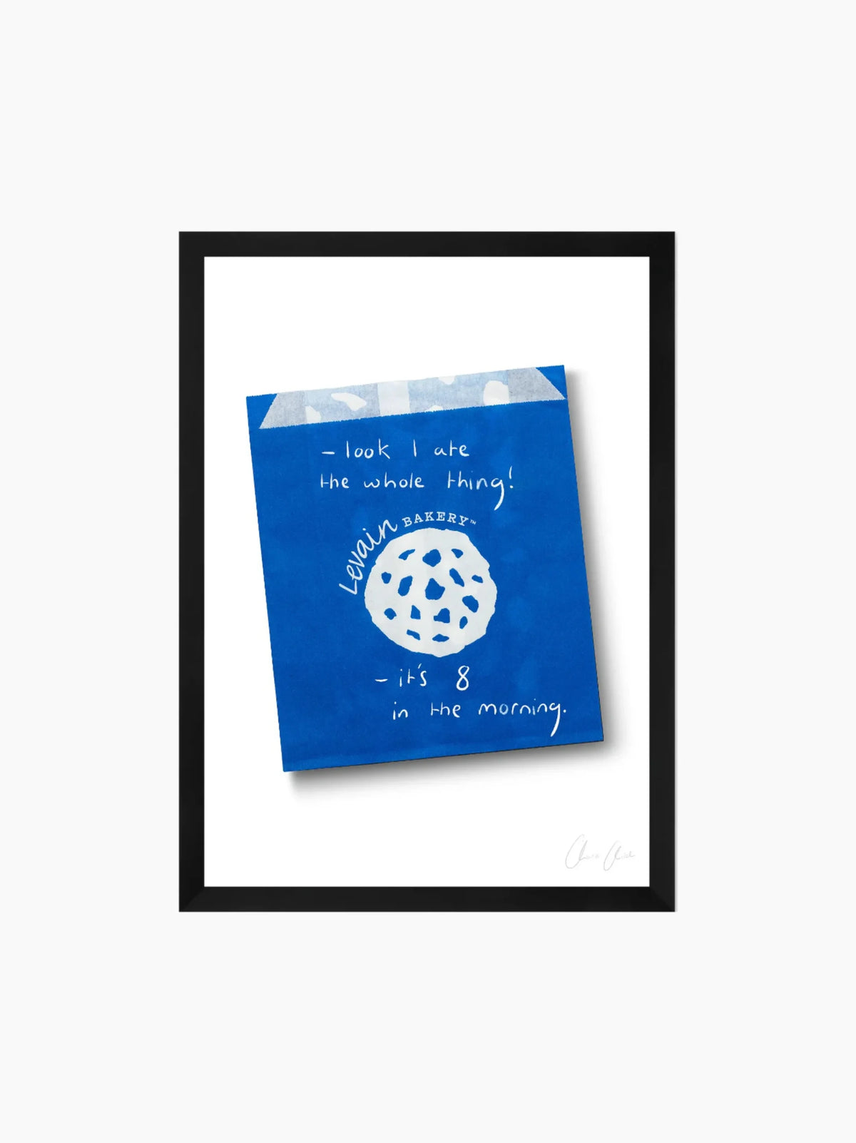 Bag at Levain Bakery ii Framed Art Print