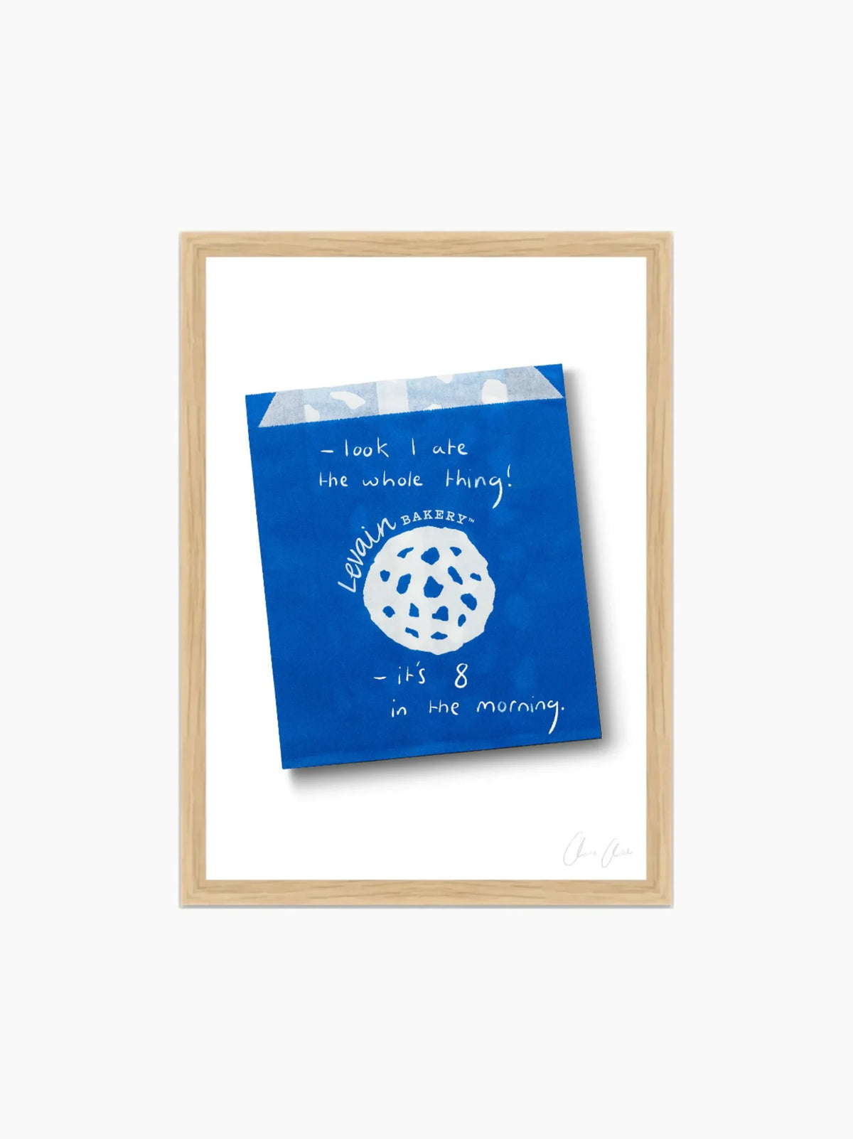 Bag at Levain Bakery ii Framed Art Print