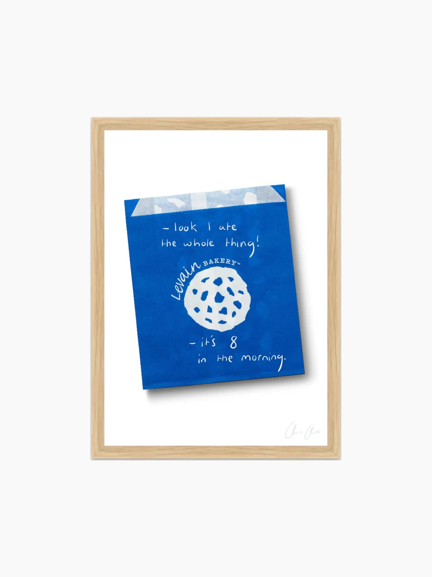 Bag at Levain Bakery ii Framed Art Print