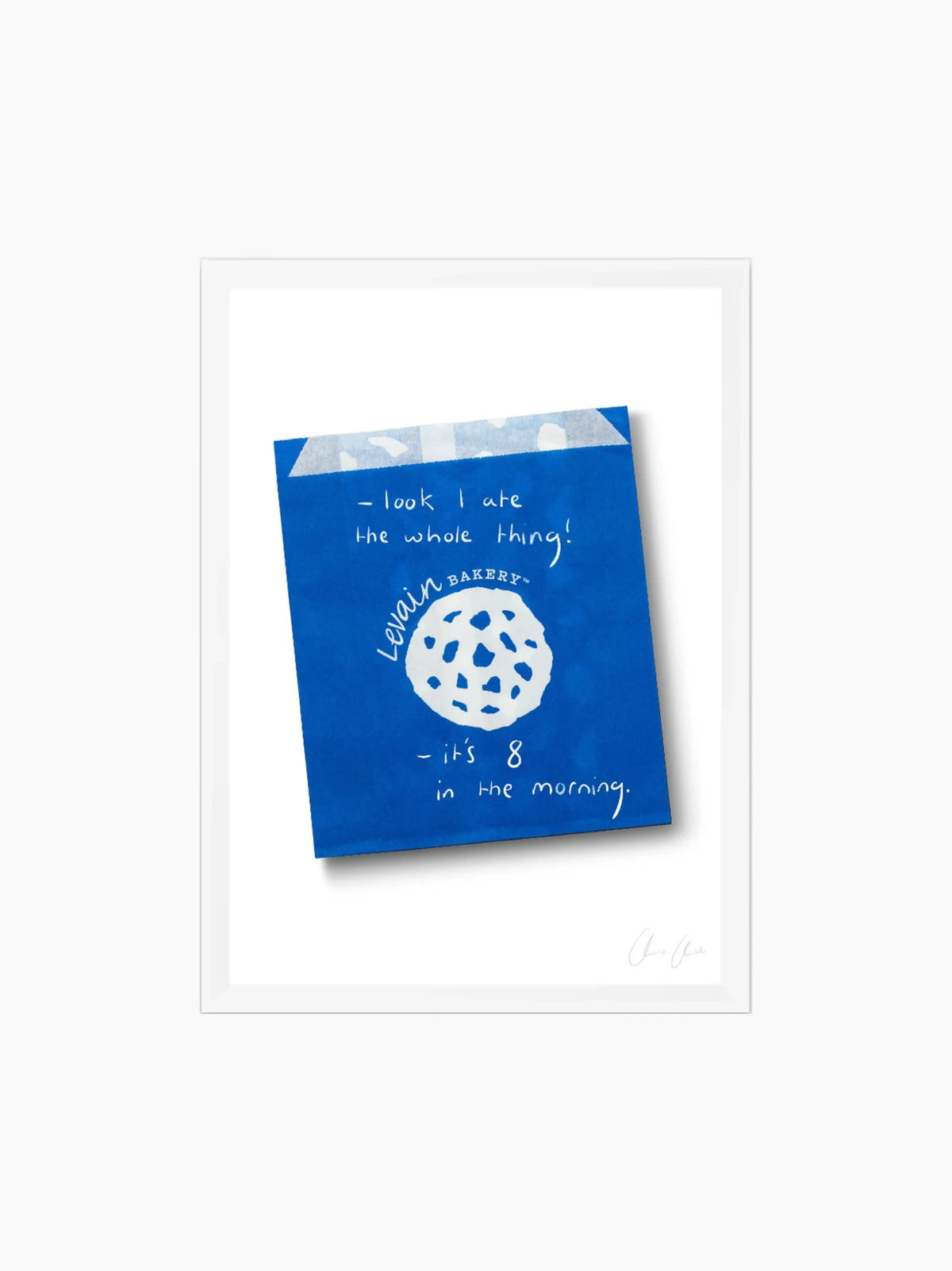 Bag at Levain Bakery ii Framed Art Print