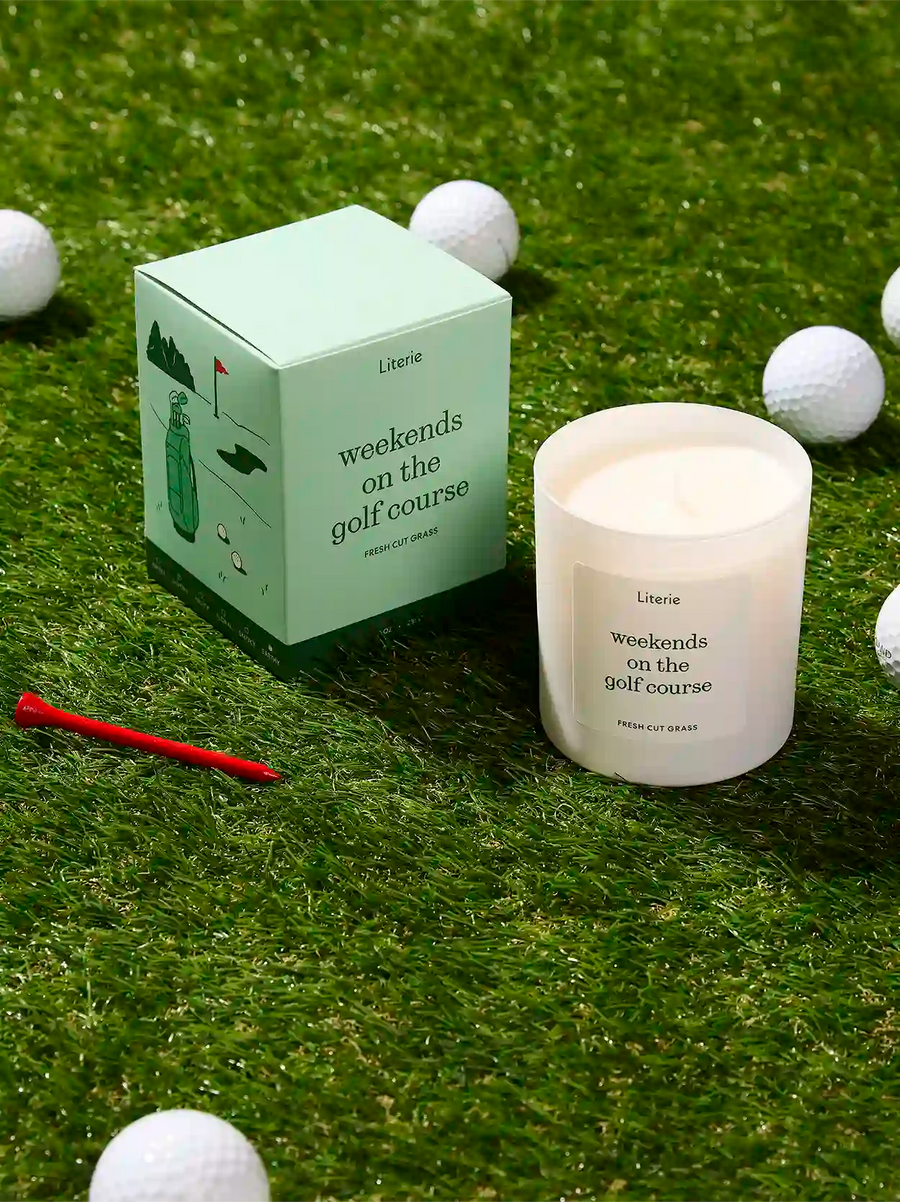 Weekends on the Golf Course Candle