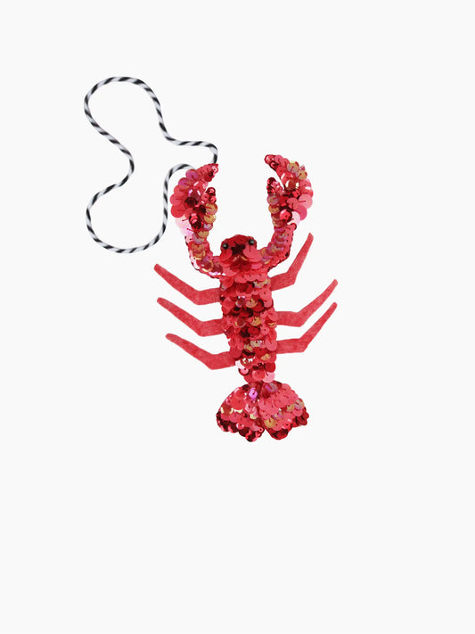 Lobster Sequin Ornament