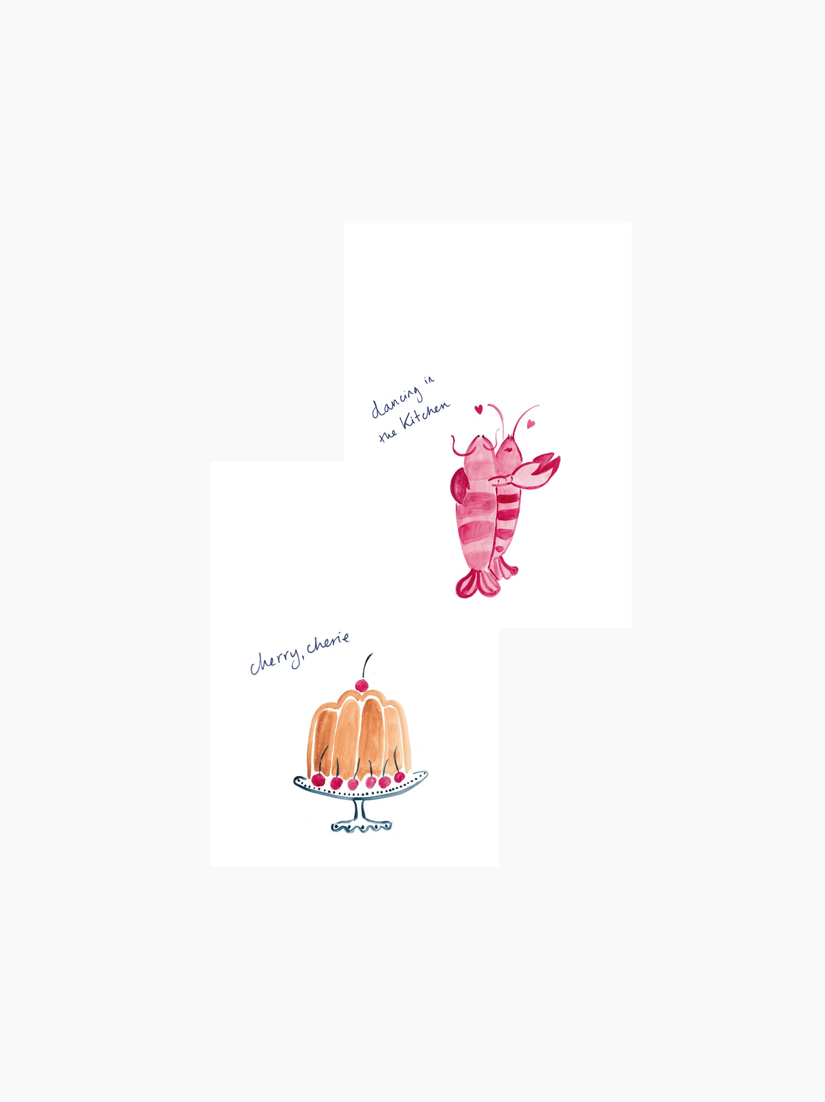 Lobsters & Cherries Napkins Set of 2