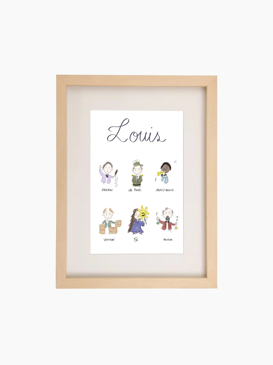 Louis Kids Art Print