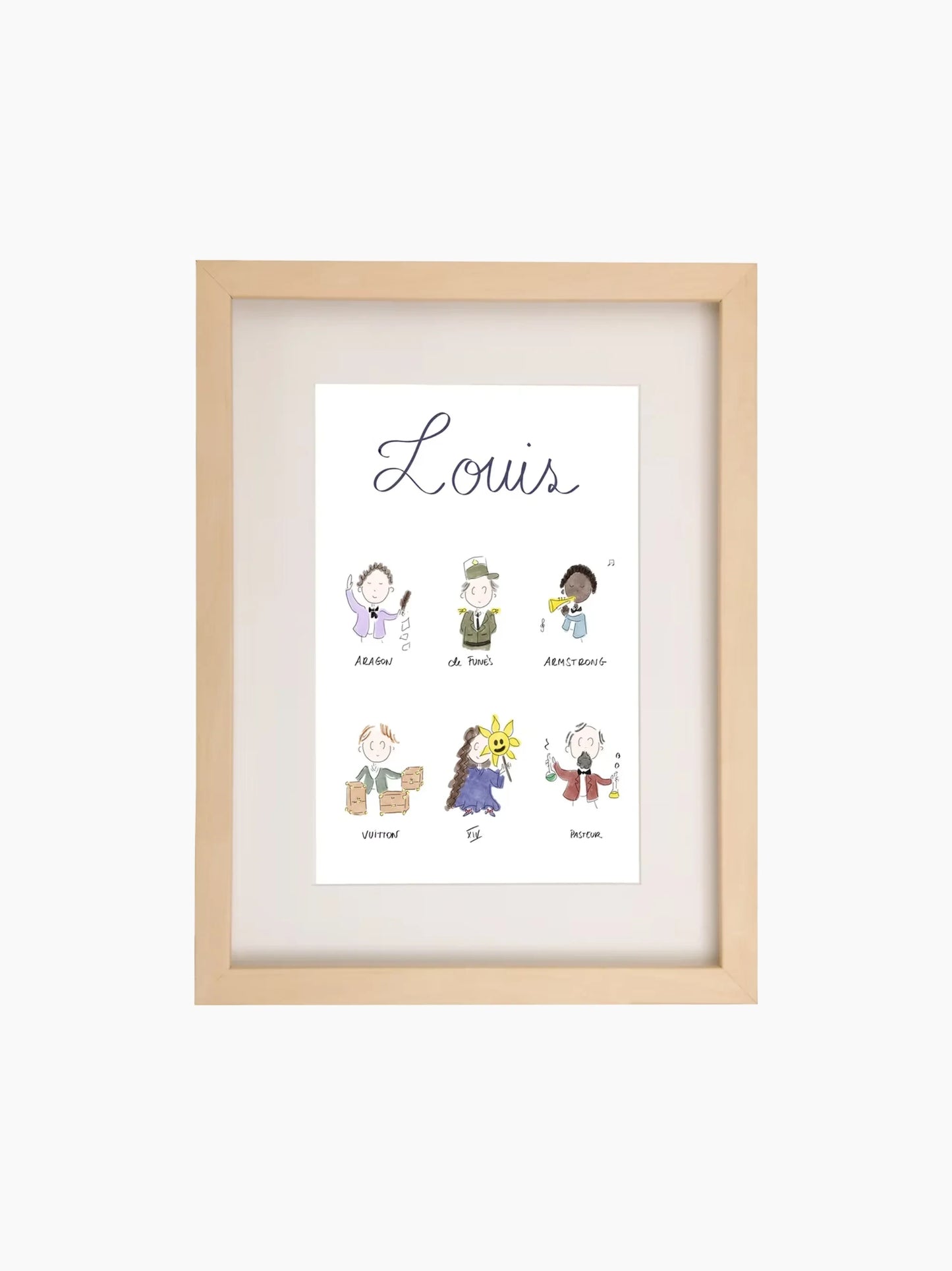 Louis Kids Art Print