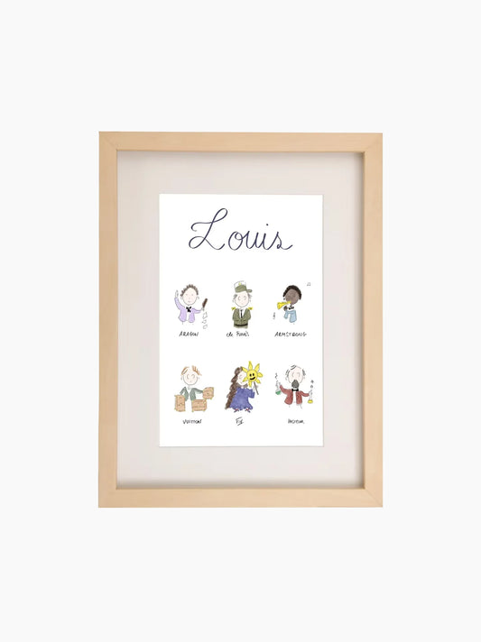 Louis Kids Art Print