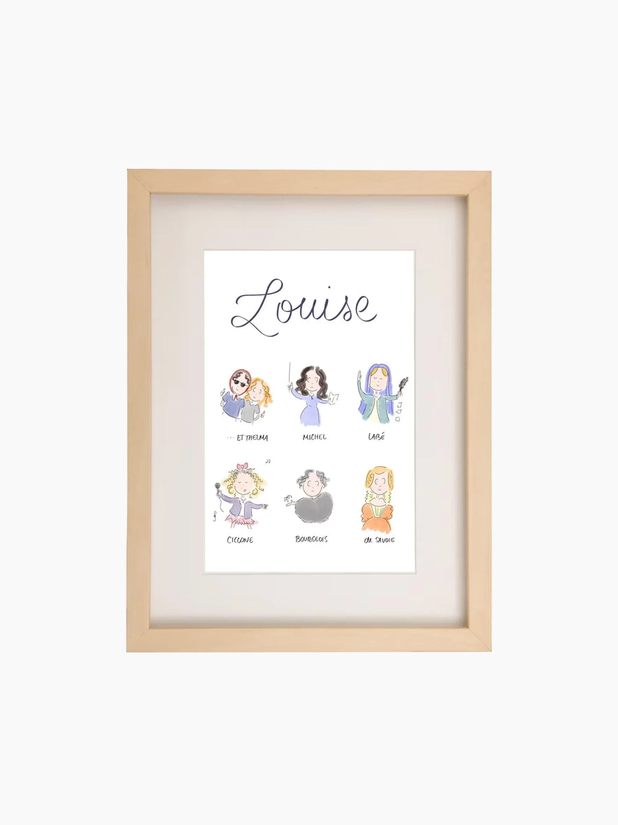 Louise Kids Art Print