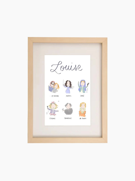 Louise Kids Art Print