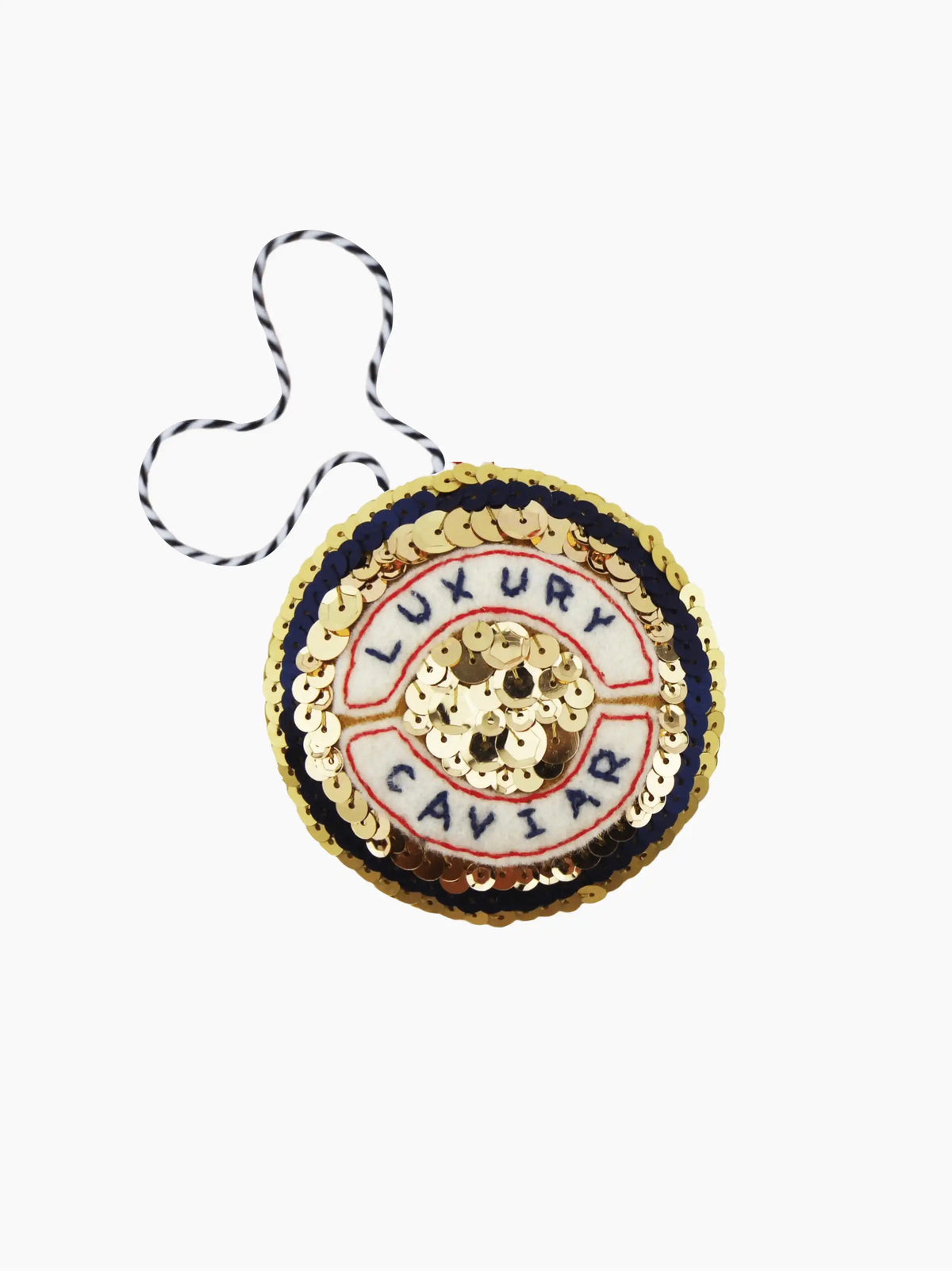 Caviar Sequin Ornament