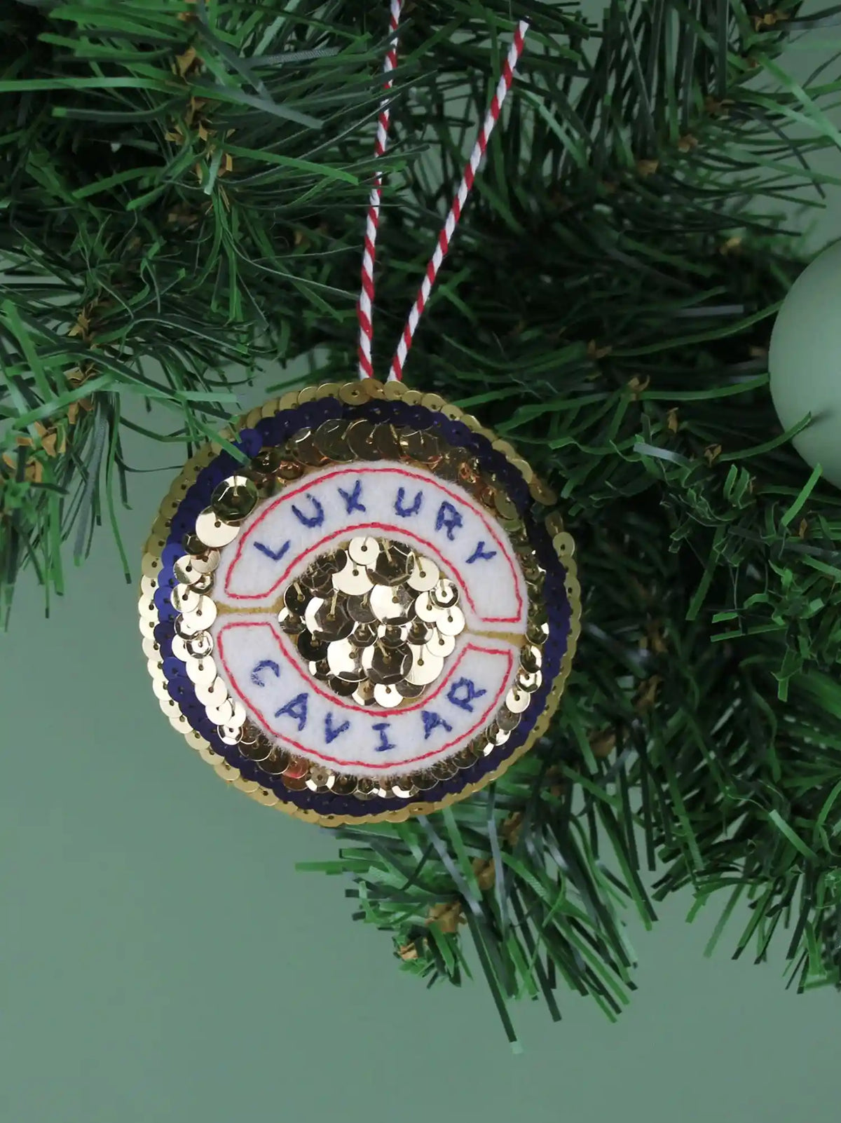 Caviar Sequin Ornament
