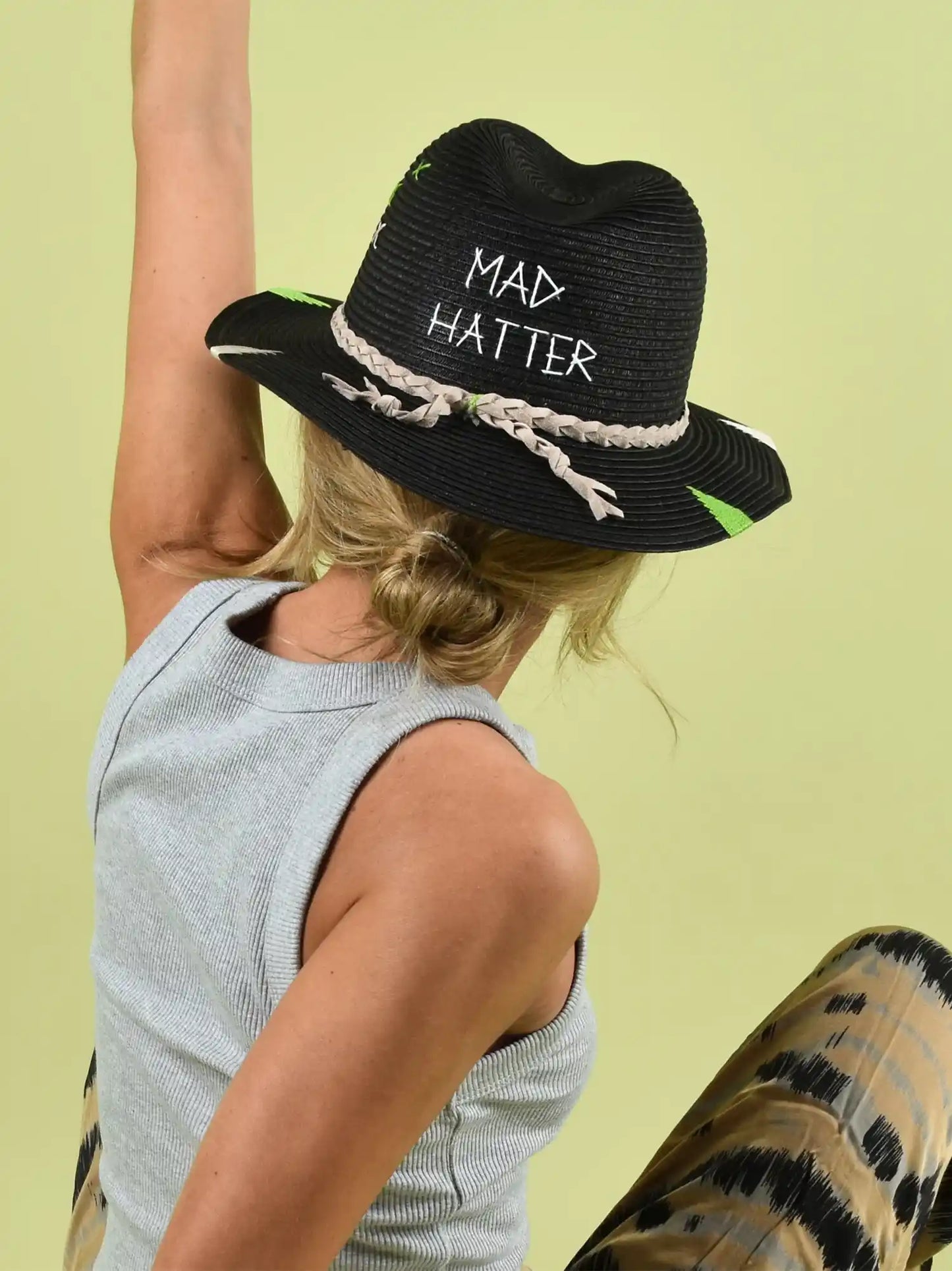 Mad Hatter Straw Hat