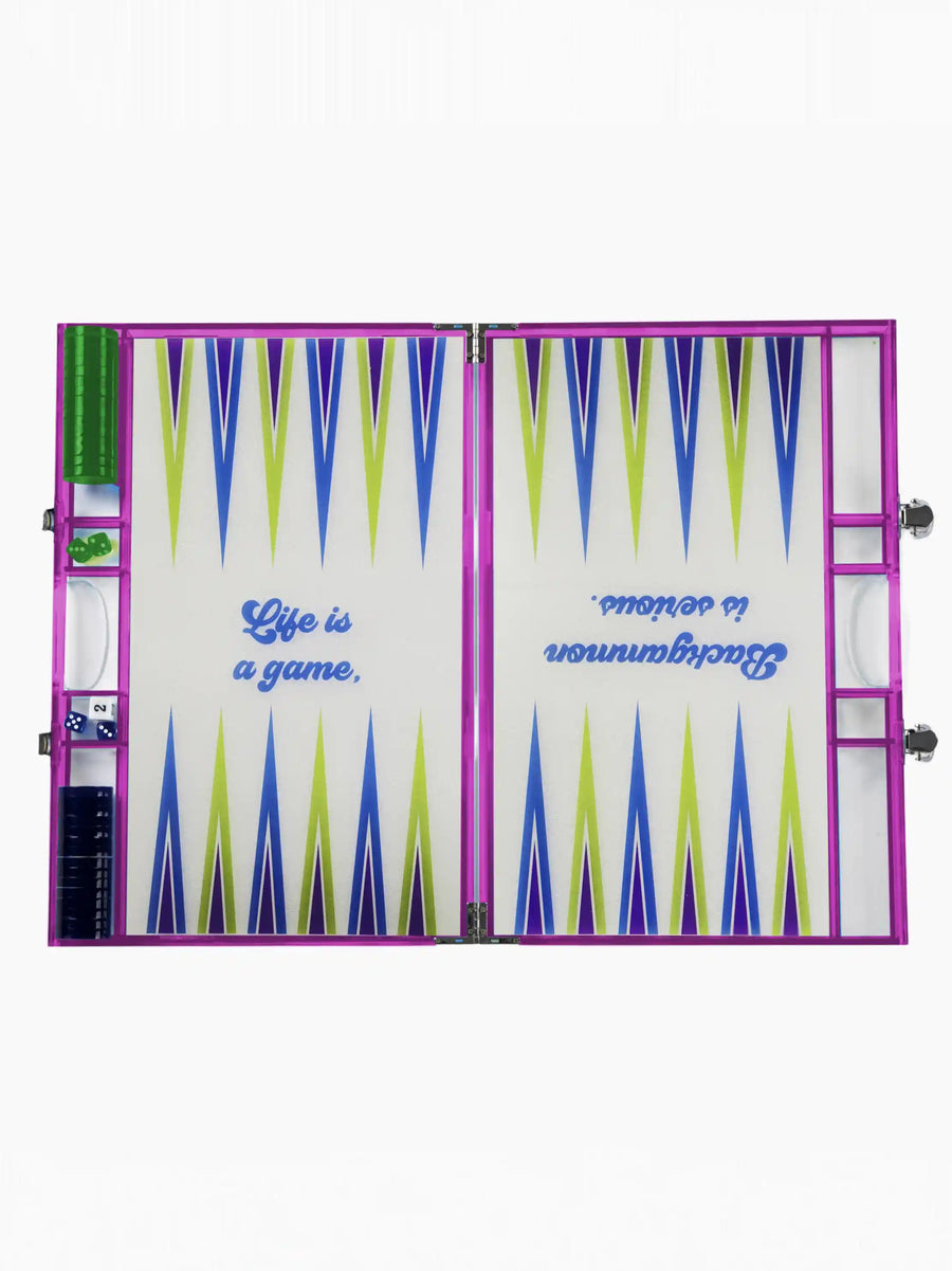 Life Is A Game Backgammon