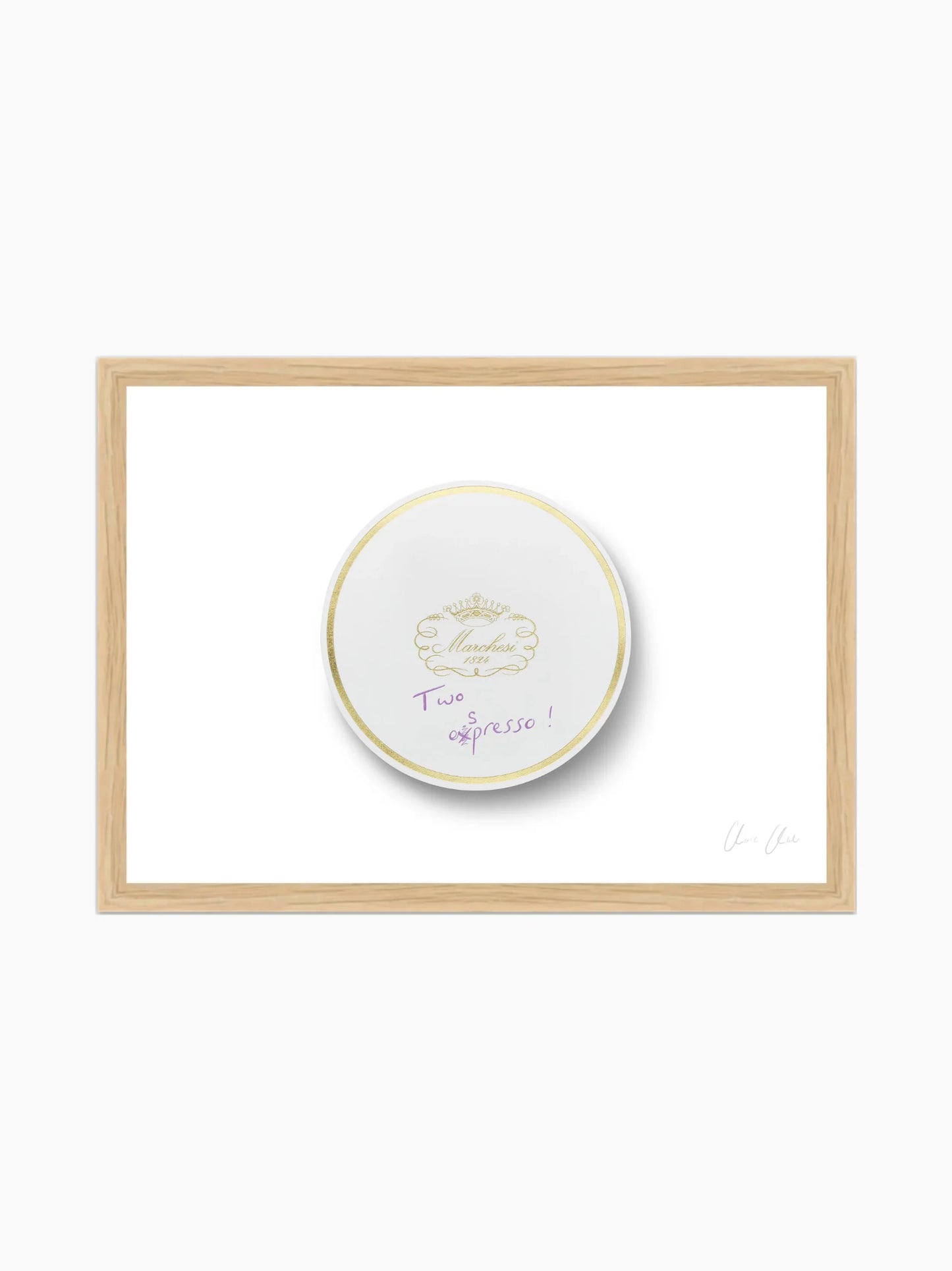 Coaster at Marchesi Framed Art Print