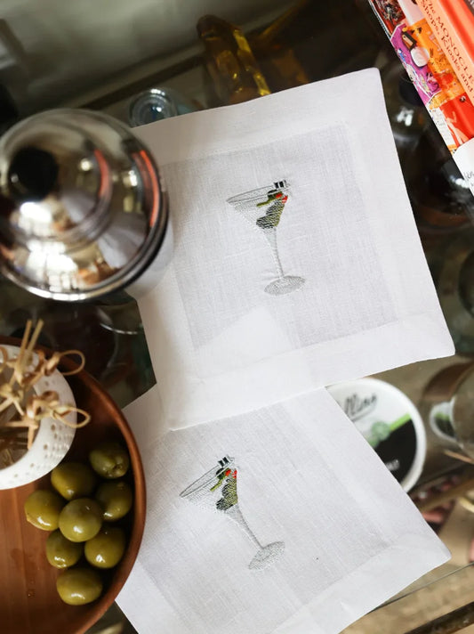 Martini Cocktail Napkins
