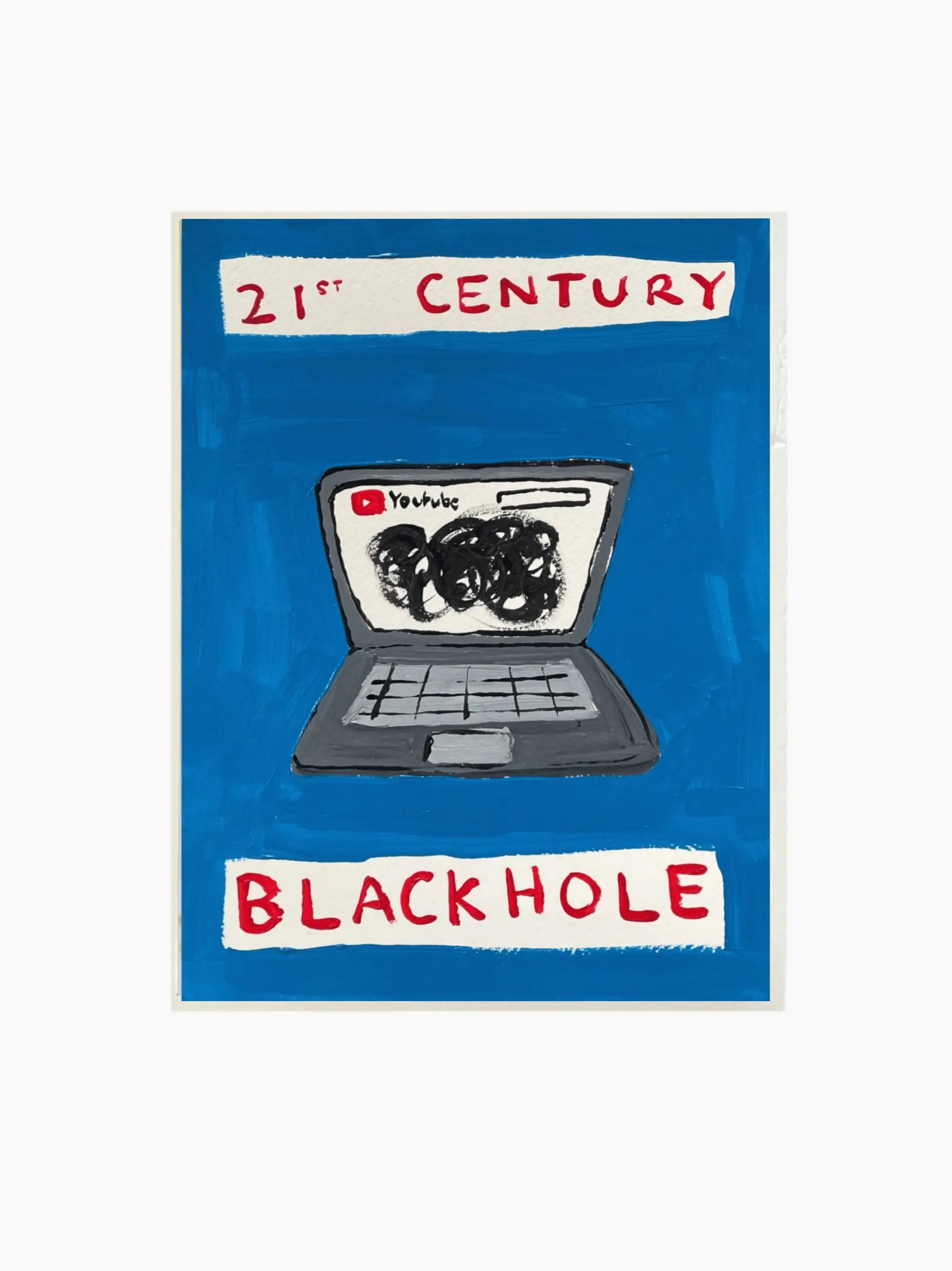 21st Century Black Hole Art Print