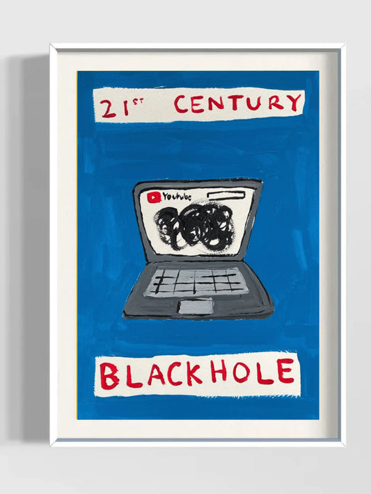 21st Century Black Hole Art Print