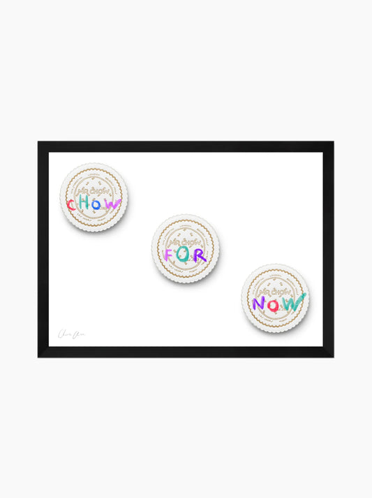 Coaster at Mr Chow Framed Art Print