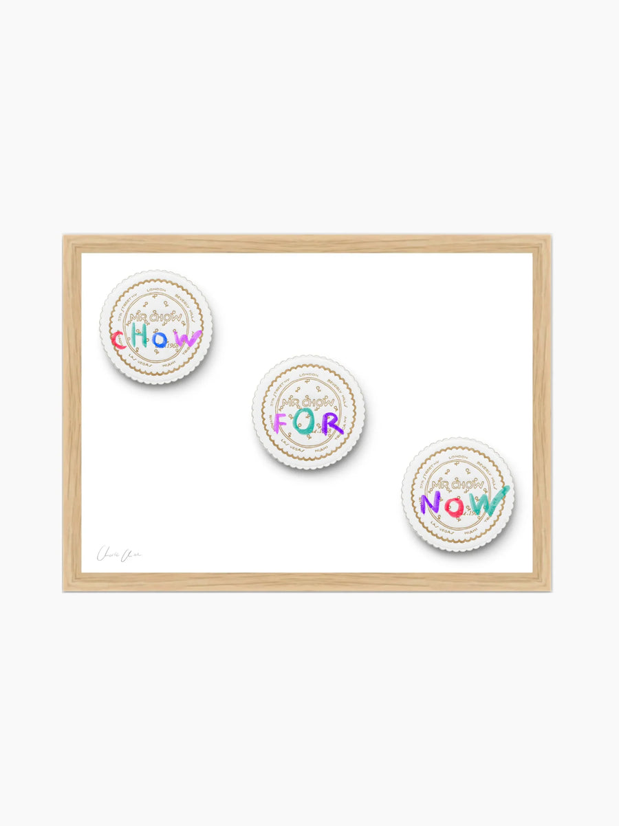 Coaster at Mr Chow Framed Art Print