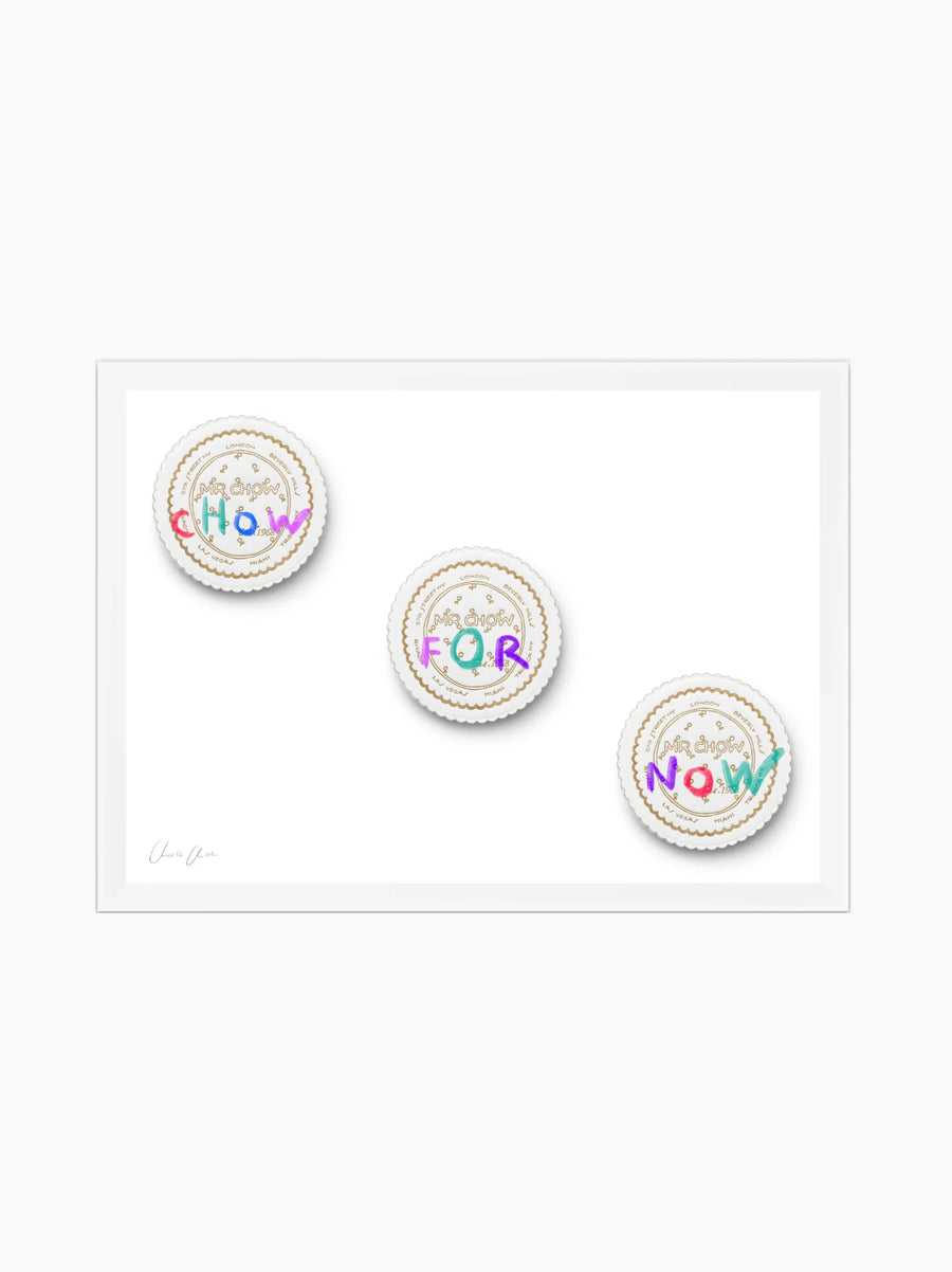 Coaster at Mr Chow Framed Art Print