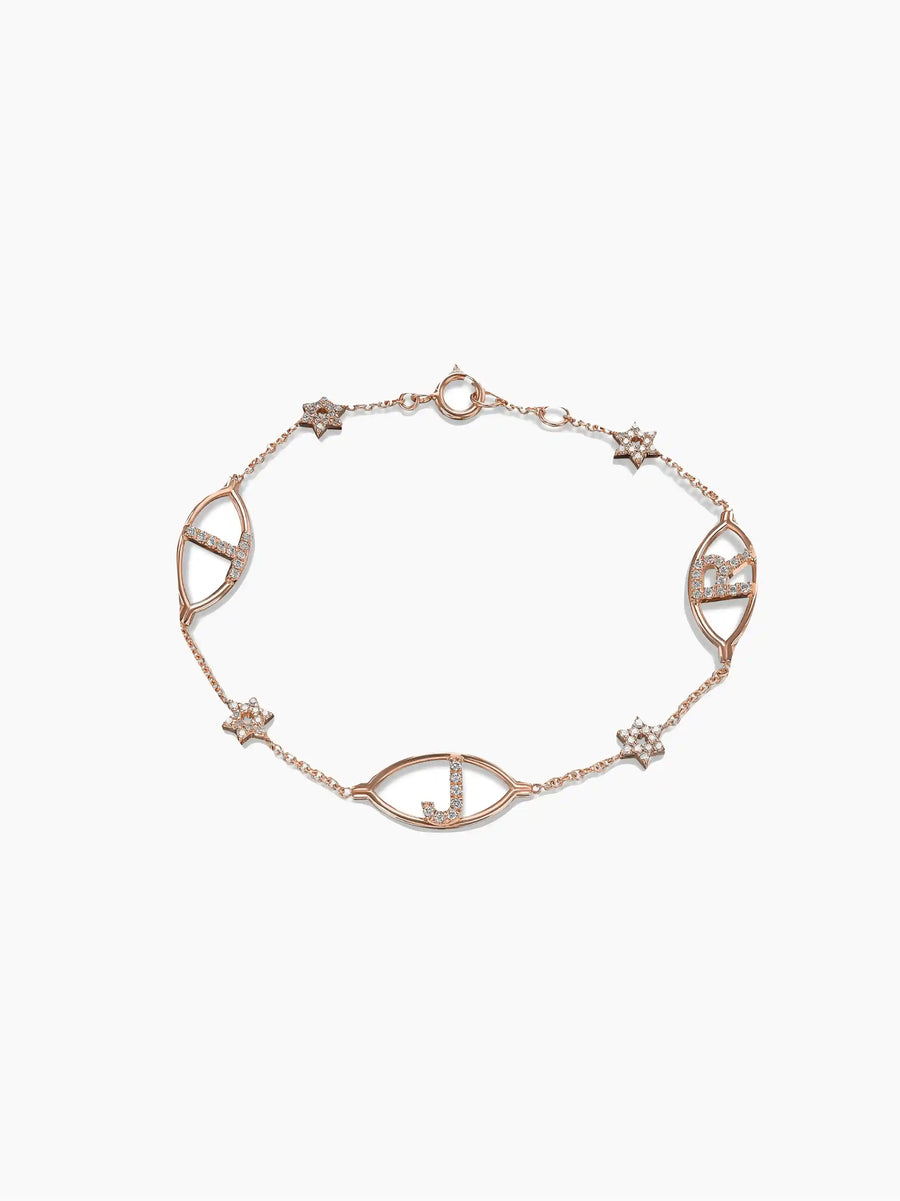 Personalised Multi-Letter Bracelet