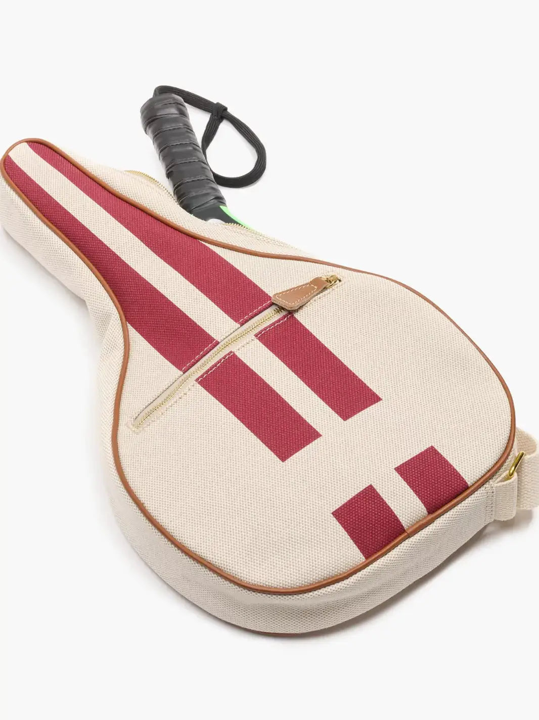 Personalised Striped Padel Racket Case | The Go-To