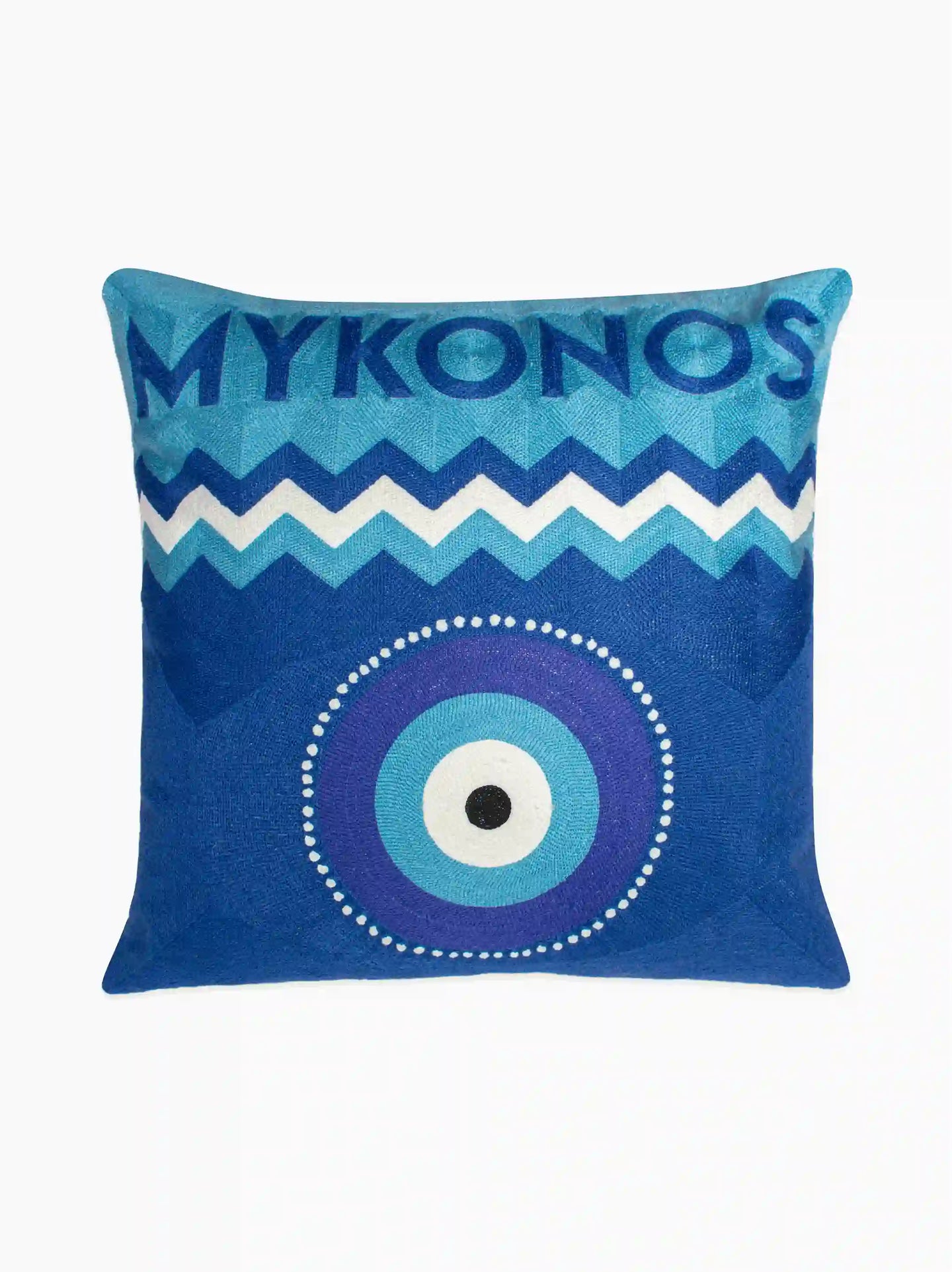Mykonos Needlepoint Cushion