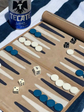 Nantucket Travel Backgammon Board