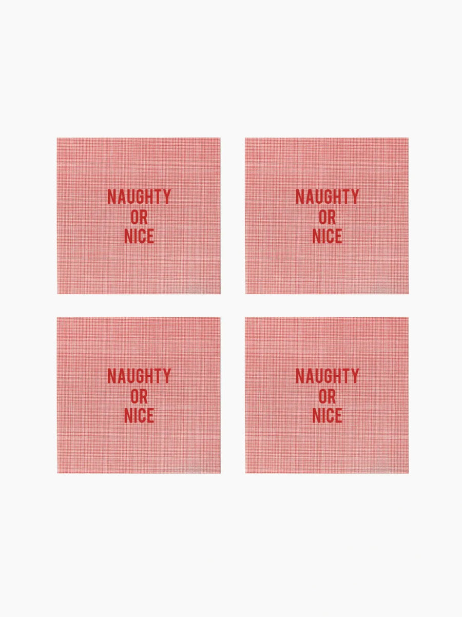 Naughty or Nice Disposable Napkin Set