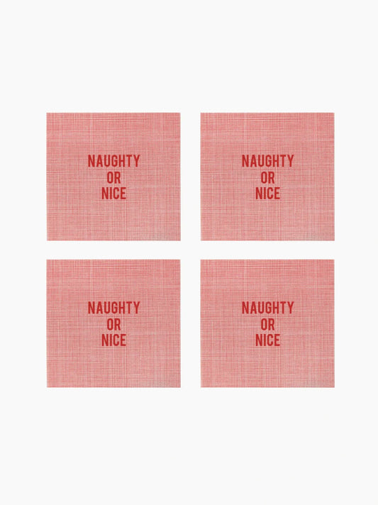 Naughty or Nice Disposable Napkin Set