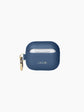 Navy Leather AirPods Case
