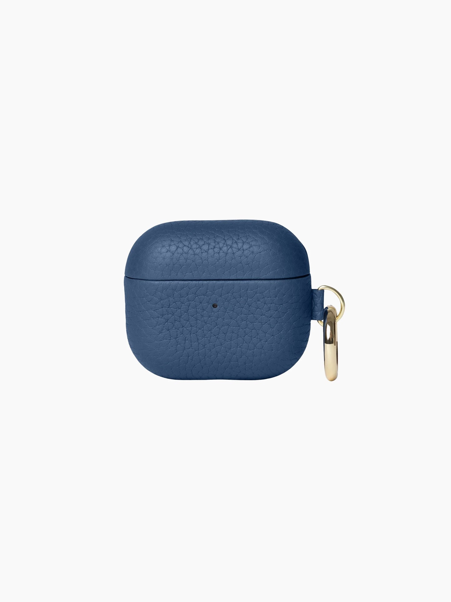 Navy Leather Airpods Case