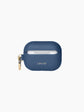 Navy Leather AirPods Case