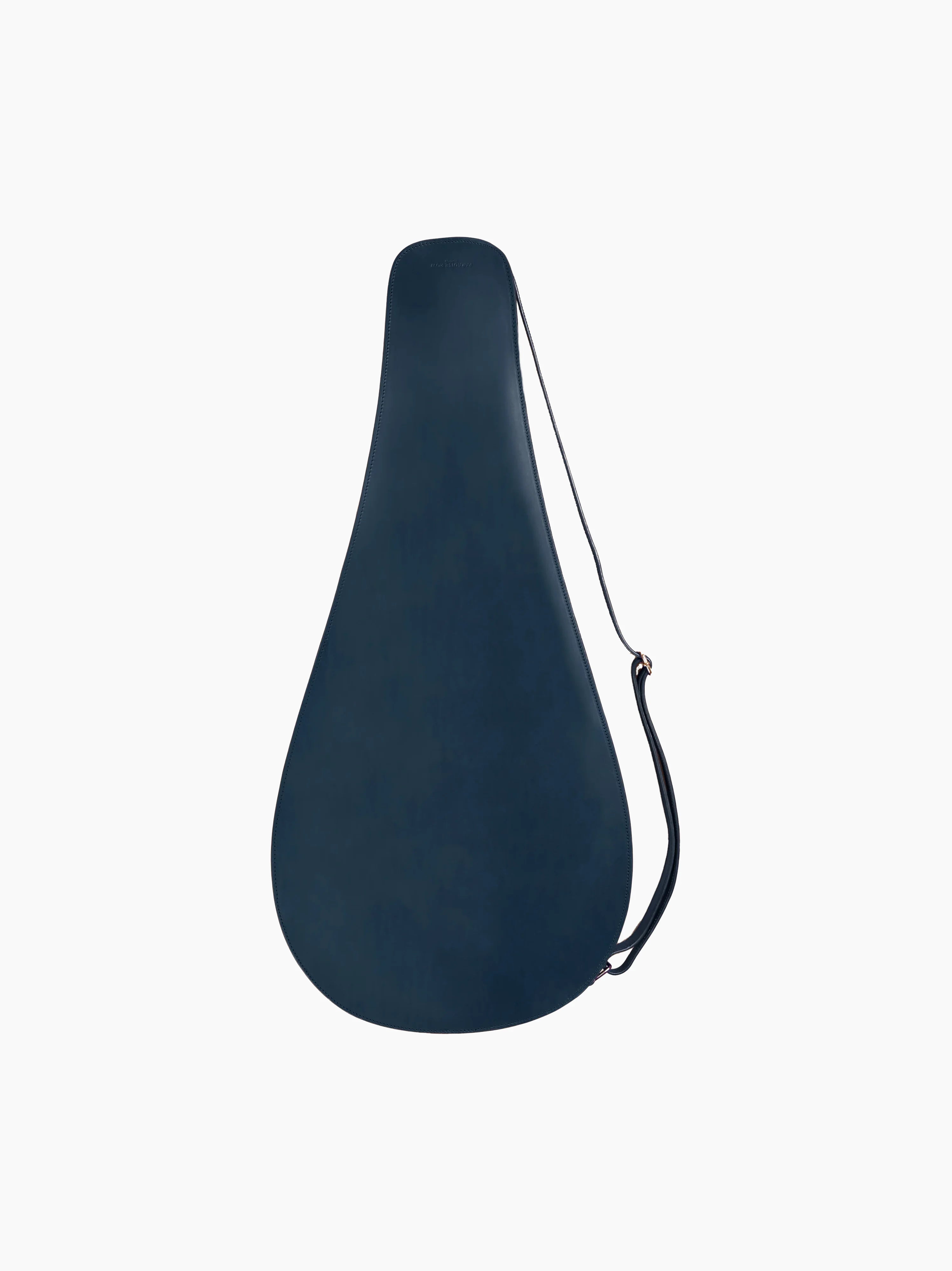 Blue Leather Tennis Racket Cover
