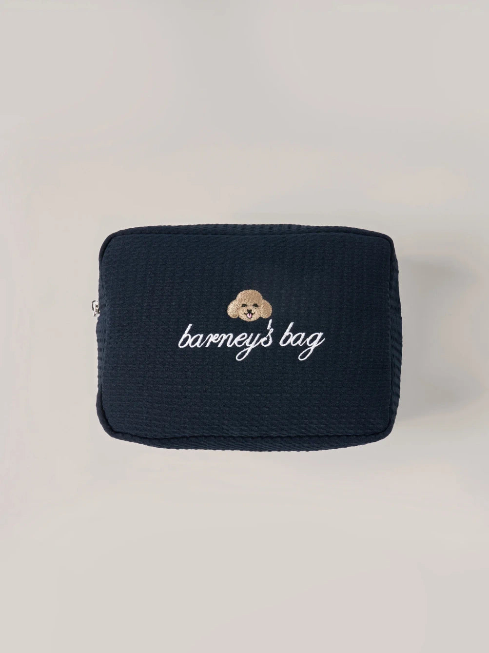 Personalised Navy Waffle Pouch