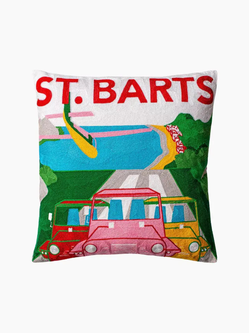 St. Barts Needlepoint Pillow