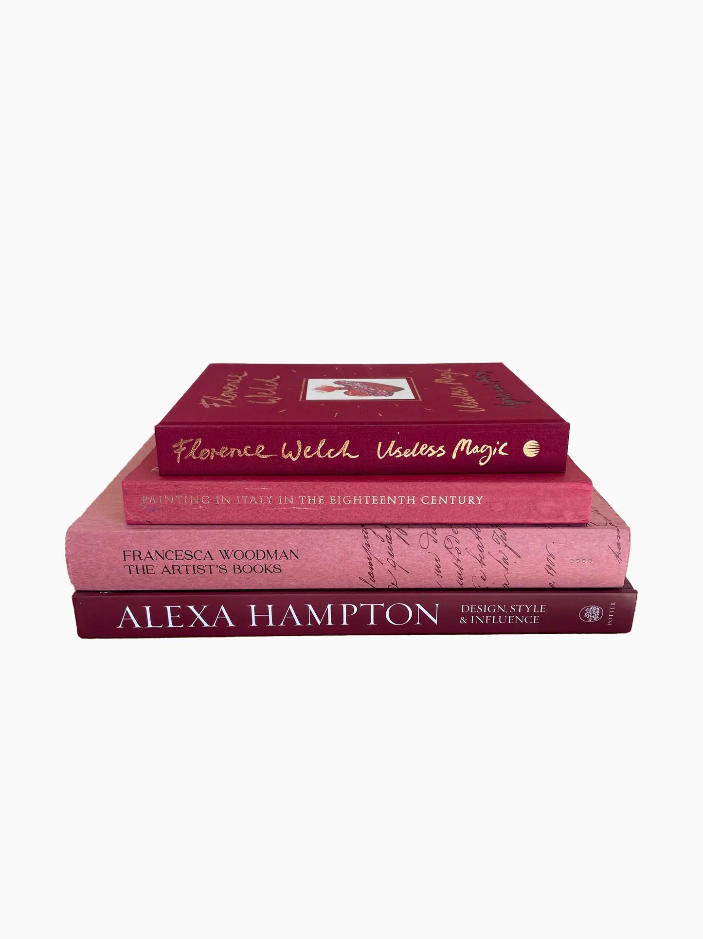 The Rose Coffee Table Book Stack