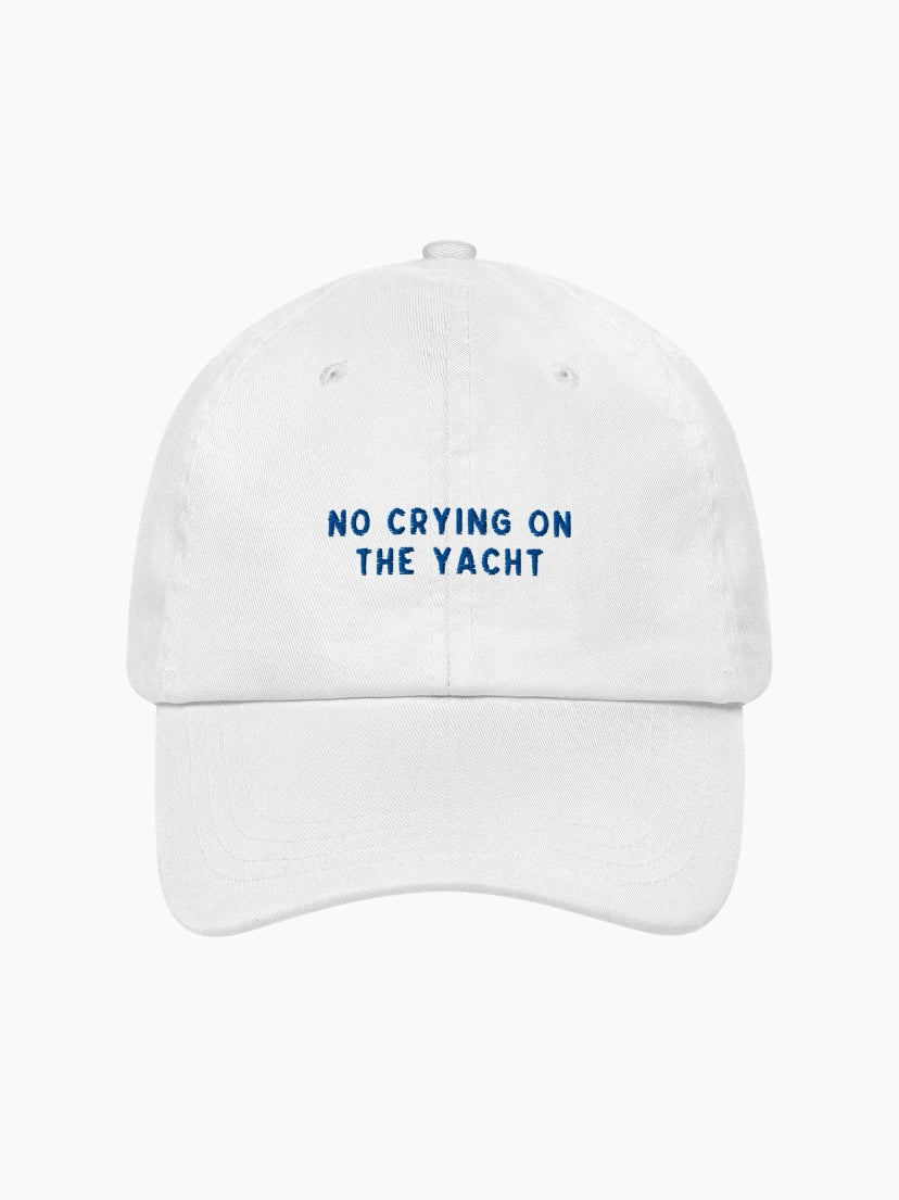 No Crying on the Yacht Cap