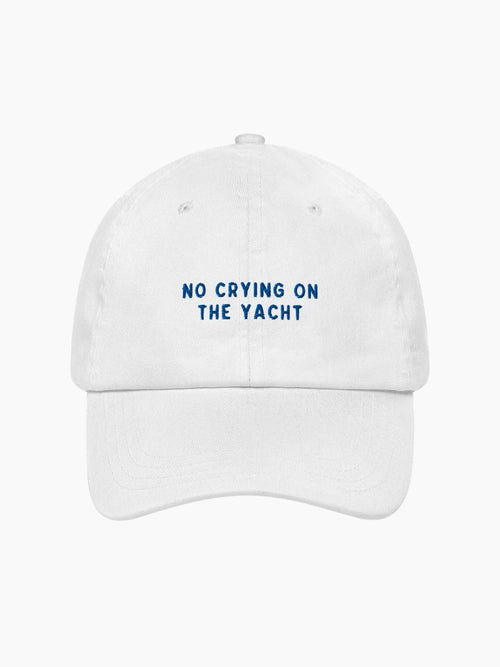 No Crying on the Yacht Cap