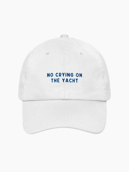 No Crying on the Yacht Cap