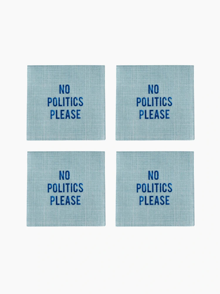 No Politics Please Disposable Napkin Set