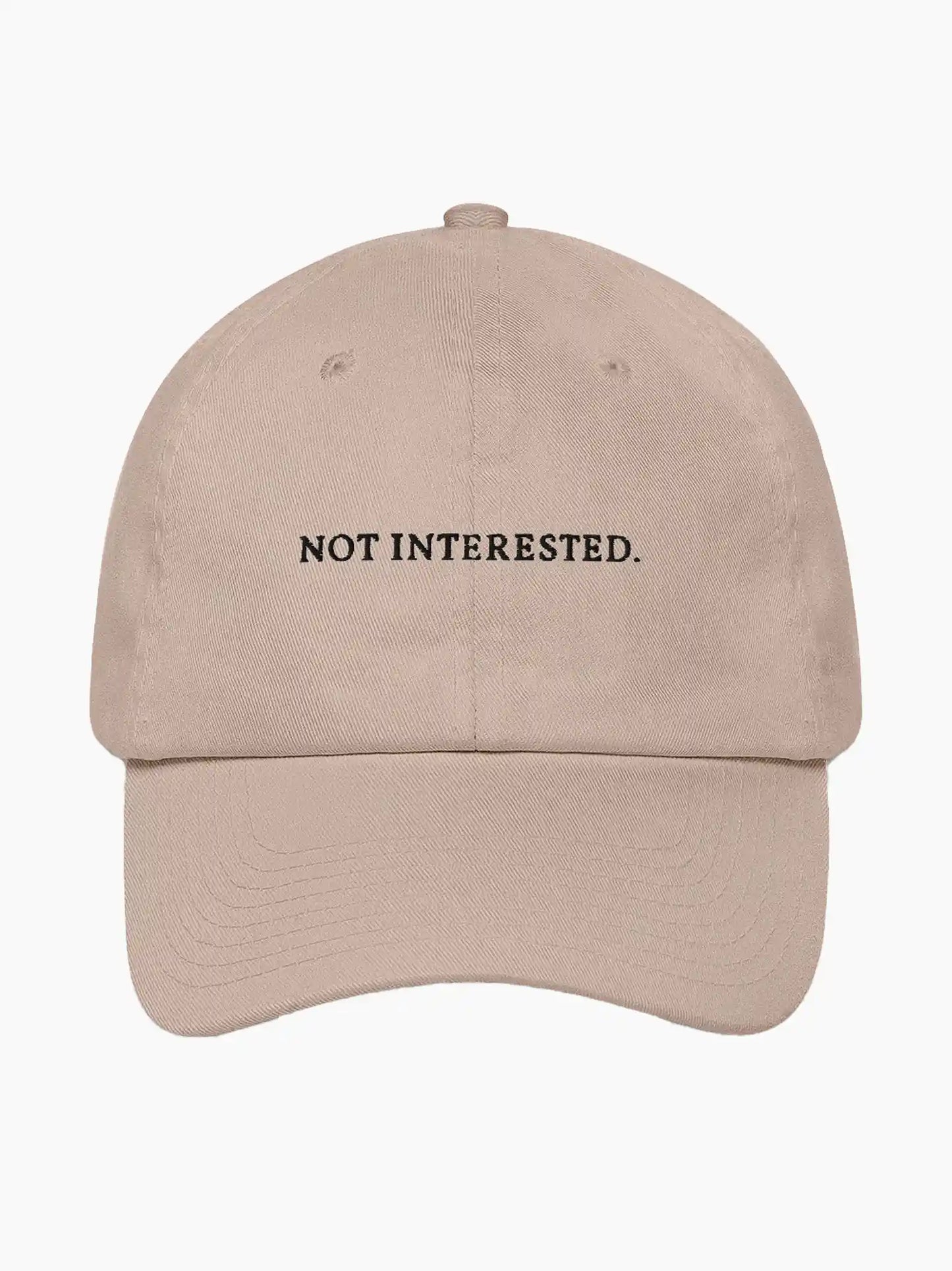 Not Interested Cap